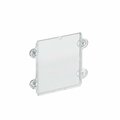 Azar Displays Clear Acrylic Window/Door Sign Holder Frame with Suction Cups 8.5''W x 11''H, 10PK 106614-10PK